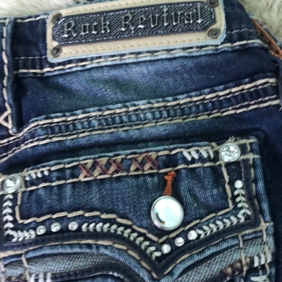 👍JEANS ROCK REVIVAL jeans 25L - Picture 3 of 3